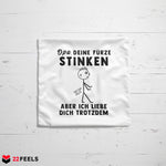 22Feels® Opa Geschenk - Kissen mit Spruch (Weiss 40x40cm)-Kissen Weiss 40x40-22Feels