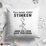 22Feels® Opa Geschenk - Kissen mit Spruch (Weiss 40x40cm)-Kissen Weiss 40x40-22Feels
