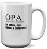 22Feels® Opa Geschenk - XL Tasse mit Spruch (Weiss, 440ml)-Weisse XL Tasse 440ml-22Feels