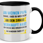 22Feels® Papa Geschenk - Tasse mit Spruch (Weiss-Schwarz, 320ml)-TwoTone Tasse Weiss-Schwarz 320ml-22Feels