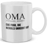 22Feels® Geschenk für Omas - Tasse mit Spruch: Definition - Eine Frau, die niemals unrecht hat (Weiss, 320ml)-Weisse Tasse 320ml-22Feels