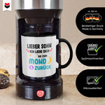 22Feels® Sohn Geschenk - Tasse mit Spruch (Weiss-Schwarz, 320ml)-TwoTone Tasse Weiss-Schwarz 320ml-22Feels