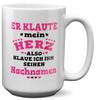 22Feels® Verlobte Geschenk - XL Tasse mit Spruch (Weiss, 440ml)-Weisse XL Tasse 440ml-22Feels