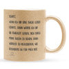 22Feels® Schatz Geschenk zum Jahrestag, Hochzeitstag, Valentinstag etc. - Glitzertasse mit Spruch (Gold, 320ml)-Glitzertasse Gold 320ml-22Feels