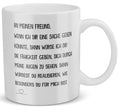 22Feels® Freund Geschenk zum Jahrestag, Valentinstag etc. - Tasse mit Spruch: Wenn Ich Dir Eine Sache Geben Könnte (Weiss, 320ml)-Weisse Tasse 320ml-22Feels