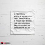 22Feels® Freund Geschenk zum Jahrestag, Valentinstag etc. - Kissen mit Spruch (Weiss 40x40cm)-Kissen Weiss 40x40-22Feels