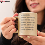 22Feels® Verlobte Geschenk - Glitzertasse mit Spruch (Gold, 320ml)-Glitzertasse Gold 320ml-22Feels
