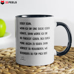 22Feels® Sohn Geschenk - Tasse mit Spruch (Weiss-Schwarz, 320ml)-TwoTone Tasse Weiss-Schwarz 320ml-22Feels