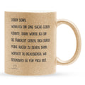 22Feels® Sohn Geschenk - Glitzertasse mit Spruch (Gold, 320ml)-Glitzertasse Gold 320ml-22Feels