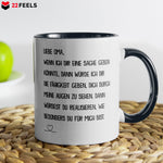 22Feels® Oma Geschenk - Tasse mit Spruch (Weiss-Schwarz, 320ml)-TwoTone Tasse Weiss-Schwarz 320ml-22Feels