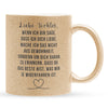 22Feels® Tochter Geschenk - Glitzertasse mit Spruch (Gold, 320ml)-Glitzertasse Gold 320ml-22Feels