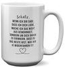 22Feels® Schatz Geschenk zum Jahrestag, Hochzeitstag, Valentinstag etc. - XL Tasse mit Spruch (Weiss, 440ml)-Weisse XL Tasse 440ml-22Feels