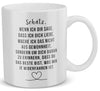 22Feels® Liebesgeschenk für Männer und Frauen - Tasse mit Spruch: Wenn Ich Dir Sage, Dass Ich Dich Liebe (Weiss, 320ml)-Weisse Tasse 320ml-22Feels