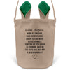 22Feels® Ehefrau Osterkorb mit Henkel Ostergeschenk Tragetasche Ostern Deko Osternest Körbchen Hasenohren (Beige/Grün)-Ostern Tragetasche-22Feels