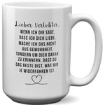 22Feels® Verlobter Geschenk - XL Tasse mit Spruch (Weiss, 440ml)-Weisse XL Tasse 440ml-22Feels