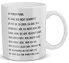 22Feels® Ehemann Geschenk zum Hochzeitstag, Valentinstag etc. - Tasse mit Spruch: An meinen Mann (Weiss, 320ml)-Weisse Tasse 320ml-22Feels