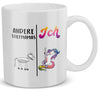 22Feels® Geschenk für Stiefmamas - Tasse mit Spruch: Andere Stiefmamas Ich (Einhorn) (Weiss, 320ml)-Weisse Tasse 320ml-22Feels