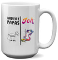22Feels® Papa Geschenk - XL Tasse mit Spruch (Weiss, 440ml)-Weisse XL Tasse 440ml-22Feels