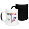 22Feels® Papa Geschenk - Zaubertasse mit Spruch (Matt-Schwarz und Weiss, 320ml)-Farbwechsel Tasse Matt 320ml-22Feels