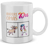 22Feels® Geschenk für Omas - Tasse mit Spruch: Andere Omas Du (Einhorn) (Weiss, 320ml)-Weisse Tasse 320ml-22Feels