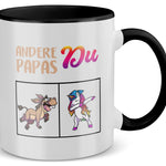 22Feels® Papa Geschenk - Tasse mit Spruch (Weiss-Schwarz, 320ml)-TwoTone Tasse Weiss-Schwarz 320ml-22Feels