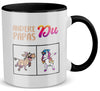 22Feels® Papa Geschenk - Tasse mit Spruch (Weiss-Schwarz, 320ml)-TwoTone Tasse Weiss-Schwarz 320ml-22Feels