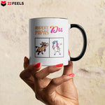 22Feels® Papa Geschenk - Tasse mit Spruch (Weiss-Schwarz, 320ml)-TwoTone Tasse Weiss-Schwarz 320ml-22Feels