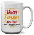 Papa Geschenk Vatertag, Vater TASSE XL Geburtstag, von Tochter und Sohn, Weihnachten Geschenke Männer, Kaffeetasse Tee Haferl-Weisse XL Tasse 440ml-22Feels