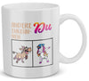 22Feels® Geschenk für Enkelin - Tasse mit Spruch: Andere Enkelinnen Du (Einhorn) (Weiss, 320ml)-Weisse Tasse 320ml-22Feels