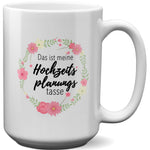 22Feels® Geschenk zur Verlobung - XL Tasse mit Spruch (Weiss, 440ml)-Weisse XL Tasse 440ml-22Feels