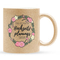22Feels® Geschenk zur Verlobung - Glitzertasse mit Spruch (Gold, 320ml)-Glitzertasse Gold 320ml-22Feels