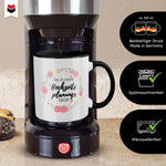 22Feels® Geschenk zur Verlobung - Tasse mit Spruch (Weiss-Schwarz, 320ml)-TwoTone Tasse Weiss-Schwarz 320ml-22Feels