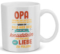 22Feels® Geschenk für werdende Grossväter - Du Wirst Opa Tasse mit Spruch: Obwohl wir uns noch nicht getroffen haben (Weiss, 320ml)-Weisse Tasse 320ml-22Feels