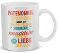 22Feels® Geschenk für werdende Patenonkel - Du Wirst Tasse mit Spruch: Obwohl wir uns noch nicht getroffen haben (Weiss, 320ml)-Weisse Tasse 320ml-22Feels