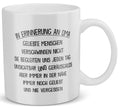 22Feels® Geschenk zum Andenken - Tasse mit Spruch: In Erinnerung An Oma (Weiss, 320ml)-Weisse Tasse 320ml-22Feels