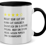 22Feels® Freund Geschenk zum Jahrestag, Valentinstag etc. - Tasse mit Spruch (Weiss-Schwarz, 320ml)-TwoTone Tasse Weiss-Schwarz 320ml-22Feels