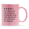 22Feels® Freund Geschenk zum Jahrestag, Valentinstag etc. - Glitzertasse mit Spruch (Pink, 320ml)-Glitzertasse Pink 320ml-22Feels