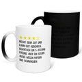 22Feels® Freund Geschenk zum Jahrestag, Valentinstag etc. - Zaubertasse mit Spruch (Matt-Schwarz und Weiss, 320ml)-Farbwechsel Tasse Matt 320ml-22Feels