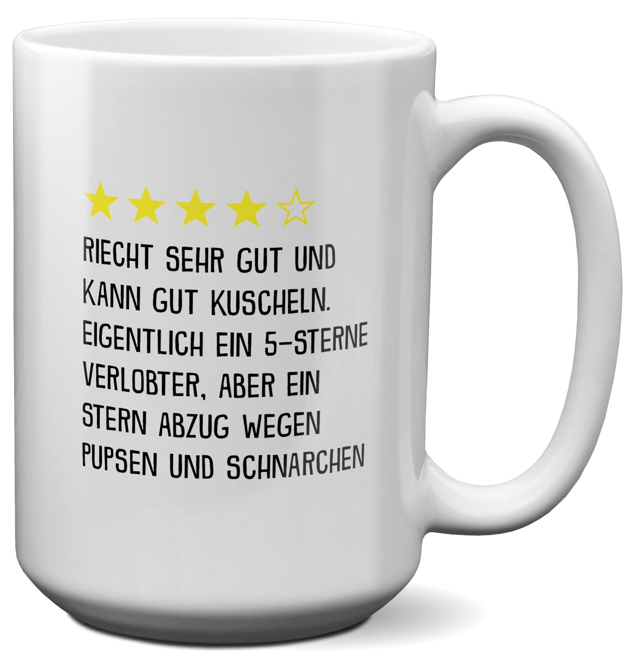 22Feels® Verlobter Geschenk - XL Tasse mit Spruch (Weiss, 440ml)-Weisse XL Tasse 440ml-22Feels