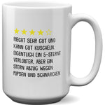22Feels® Verlobter Geschenk - XL Tasse mit Spruch (Weiss, 440ml)-Weisse XL Tasse 440ml-22Feels