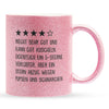 22Feels® Verlobter Geschenk - Glitzertasse mit Spruch (Pink, 320ml)-Glitzertasse Pink 320ml-22Feels