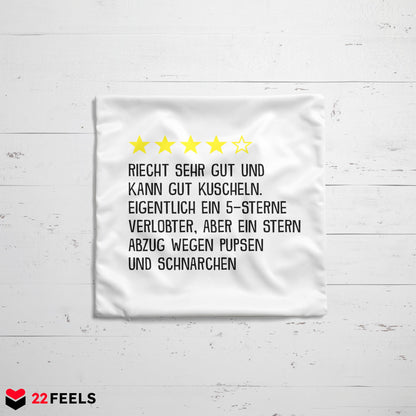 22Feels® Verlobter Geschenk - Kissen mit Spruch (Weiss 40x40cm)-Kissen Weiss 40x40-22Feels