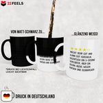 22Feels® Verlobter Geschenk - Zaubertasse mit Spruch (Matt-Schwarz und Weiss, 320ml)-Farbwechsel Tasse Matt 320ml-22Feels