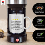 22Feels® Verlobter Geschenk - Tasse mit Spruch: 4 Sterne Verlobter (Weiss, 320ml)-Weisse Tasse 320ml-22Feels