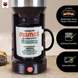 22Feels® Mama Geschenk - Tasse mit Spruch (Weiss-Schwarz, 320ml)-TwoTone Tasse Weiss-Schwarz 320ml-22Feels