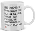 22Feels® Geschenk für Katzenmama - Tasse mit Spruch (Weiss, 320ml)-Weisse Tasse 320ml-22Feels