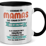 22Feels® Mama Geschenk von Sohn - Tasse mit Spruch (Weiss-Schwarz, 320ml)-TwoTone Tasse Weiss-Schwarz 320ml-22Feels