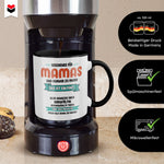 22Feels® Mama Geschenk von Sohn - Tasse mit Spruch (Weiss-Schwarz, 320ml)-TwoTone Tasse Weiss-Schwarz 320ml-22Feels