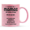 22Feels® Mama Geschenk von Tochter - Glitzertasse mit Spruch (Pink, 320ml)-Glitzertasse Pink 320ml-22Feels