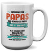 22Feels® Papa Geschenk - XL Tasse mit Spruch (Weiss, 440ml)-Weisse XL Tasse 440ml-22Feels